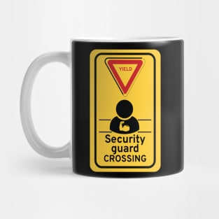 Security Guard crossing Mug